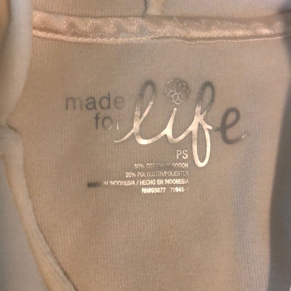 Made For Life Hooded tank. Velour S - Picture 2 of 3